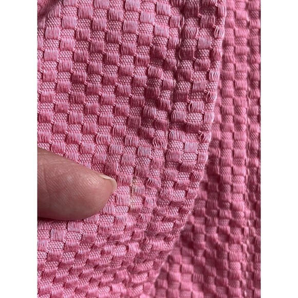 Talbots Women's Size 12 Petite Pink Button Front Skirt Career FLAWED - Picture 5 of 8